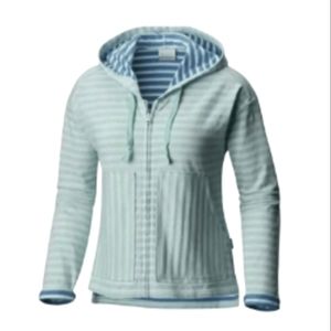 Columbia Melody Baja Spring Hoodie Full Zip Long Sleeve Fleece Jacket, Small